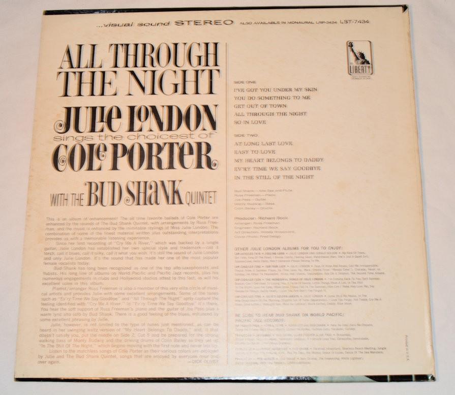 London, Julie - All Through The Night