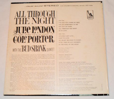 London, Julie - All Through The Night