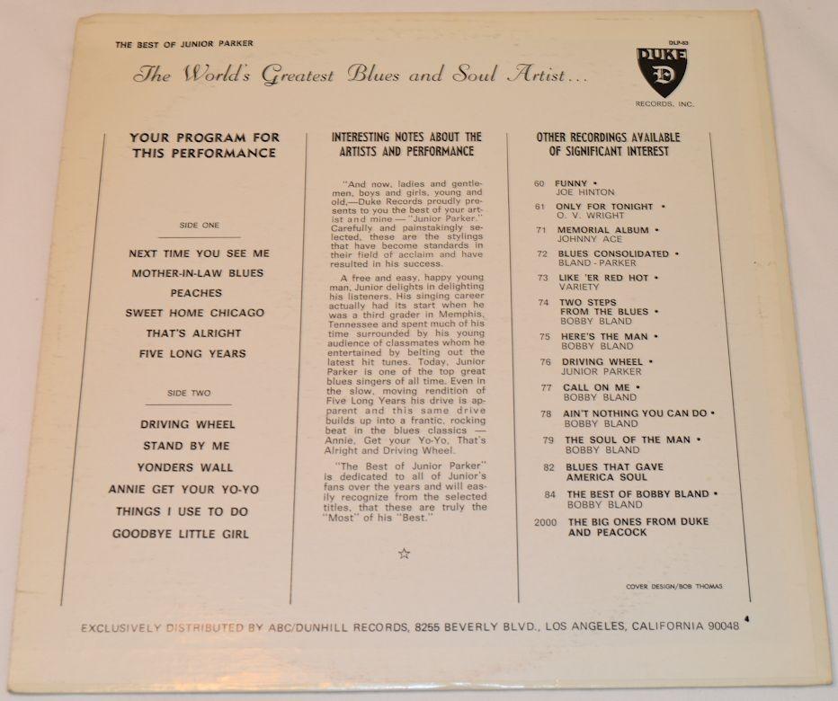 Parker, Junior - Best