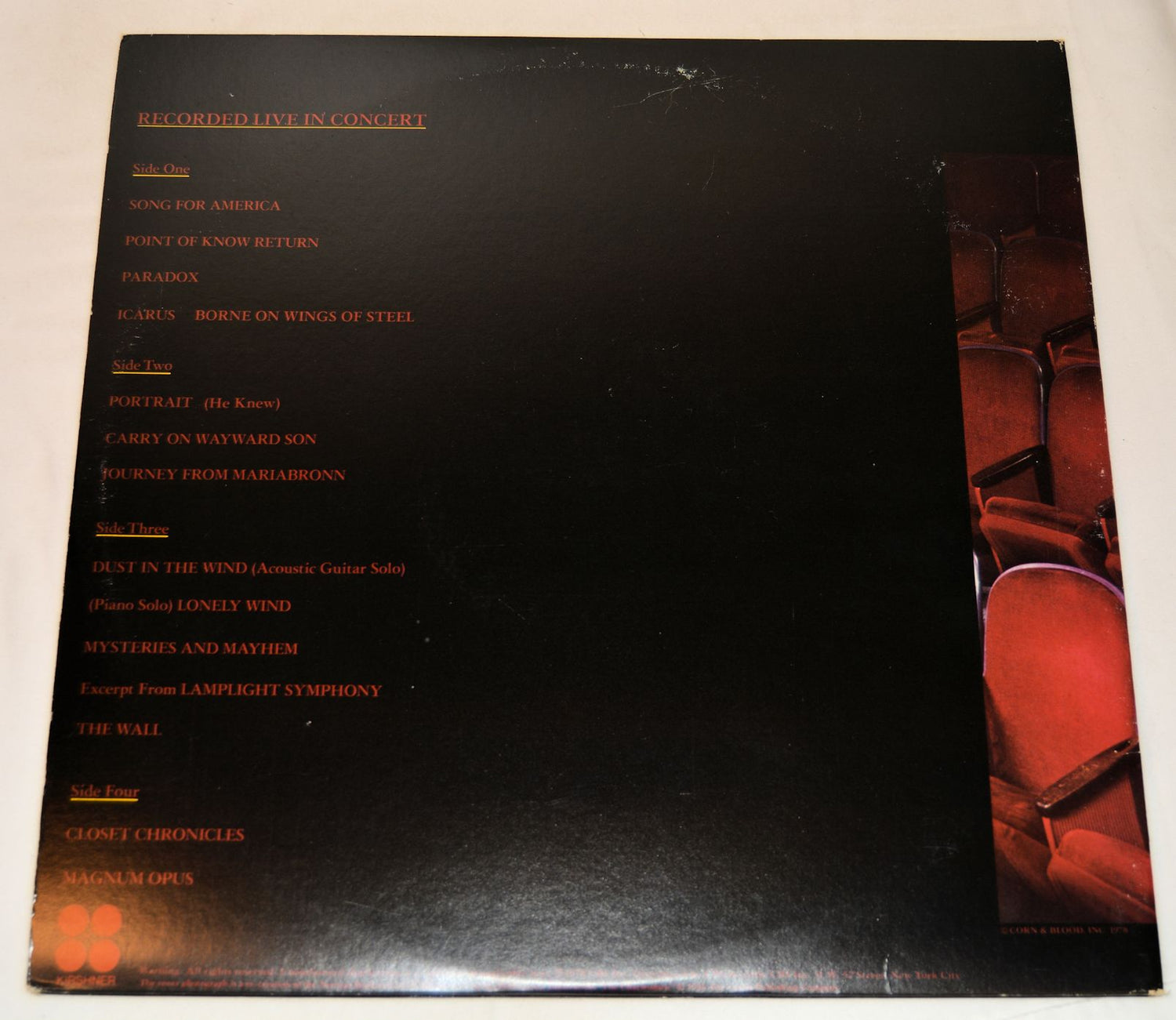 Kansas - Two For The Show