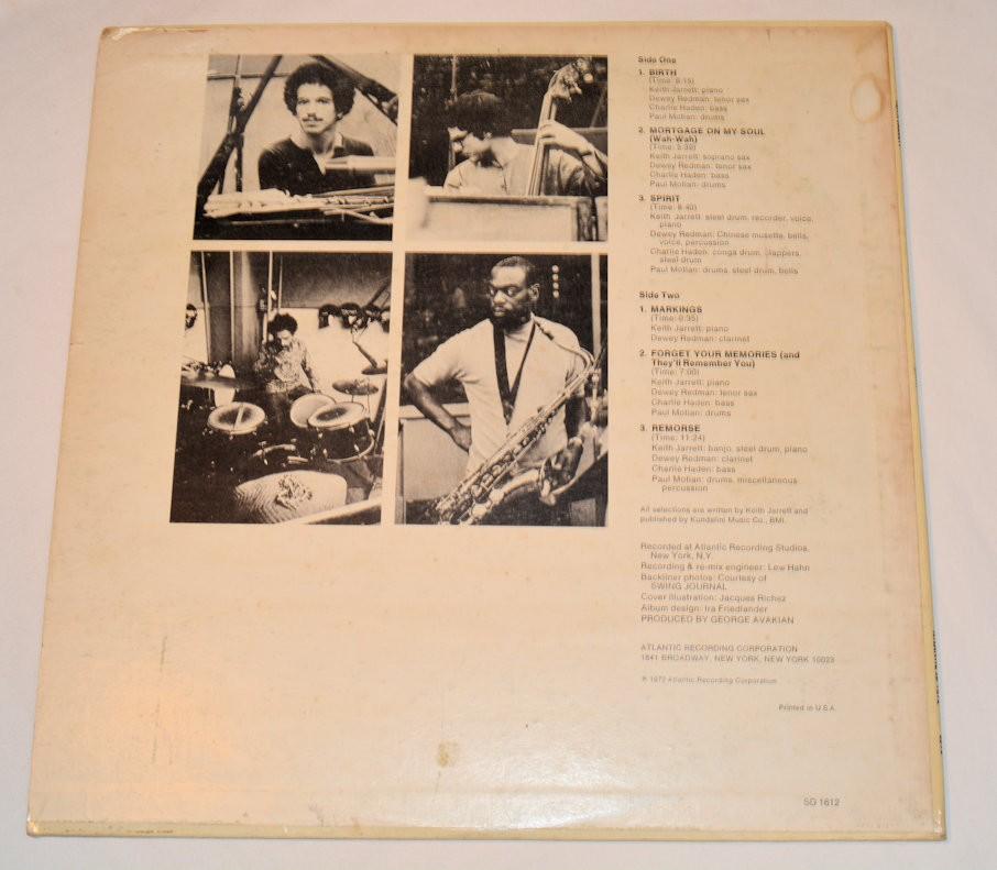 Jarrett, Keith - Birth