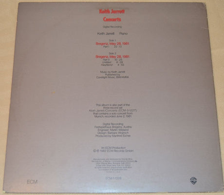 Jarrett, Keith - Concerts