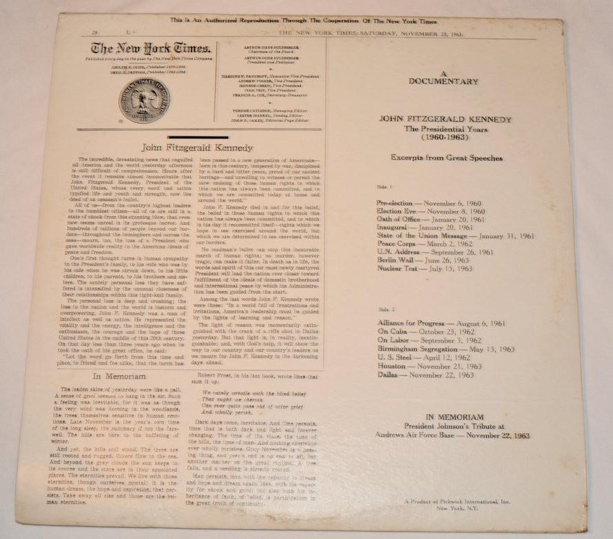 Kennedy - The Presidential Years 1960-1963