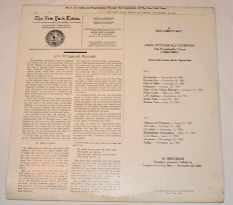 Kennedy - The Presidential Years 1960-1963