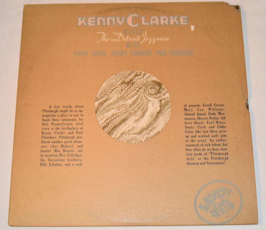 Clarke, Kenny - Meets The Detroit Jazzmen