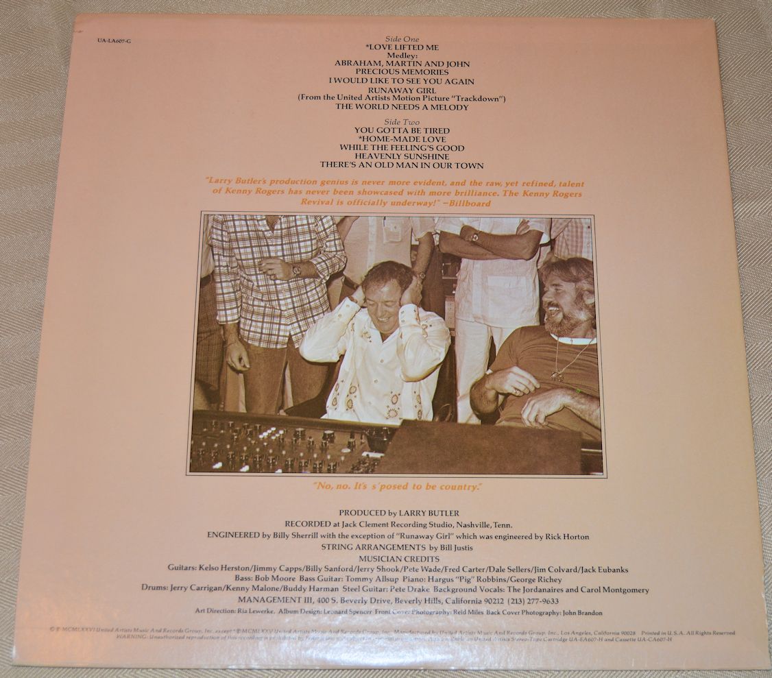 Rogers, Kenny - Love Lifted Me