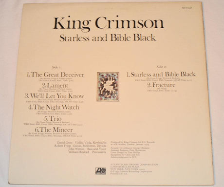 King Crimson - Starless And Bible Black
