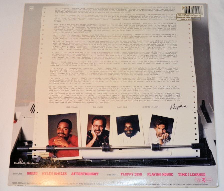 Whalum, Kirk - Floppy Disk