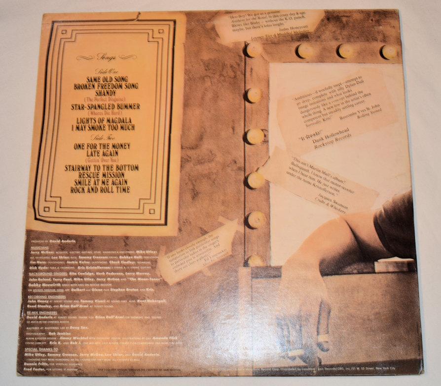 Kristofferson, Kris - Spooky Ladies Sideshow