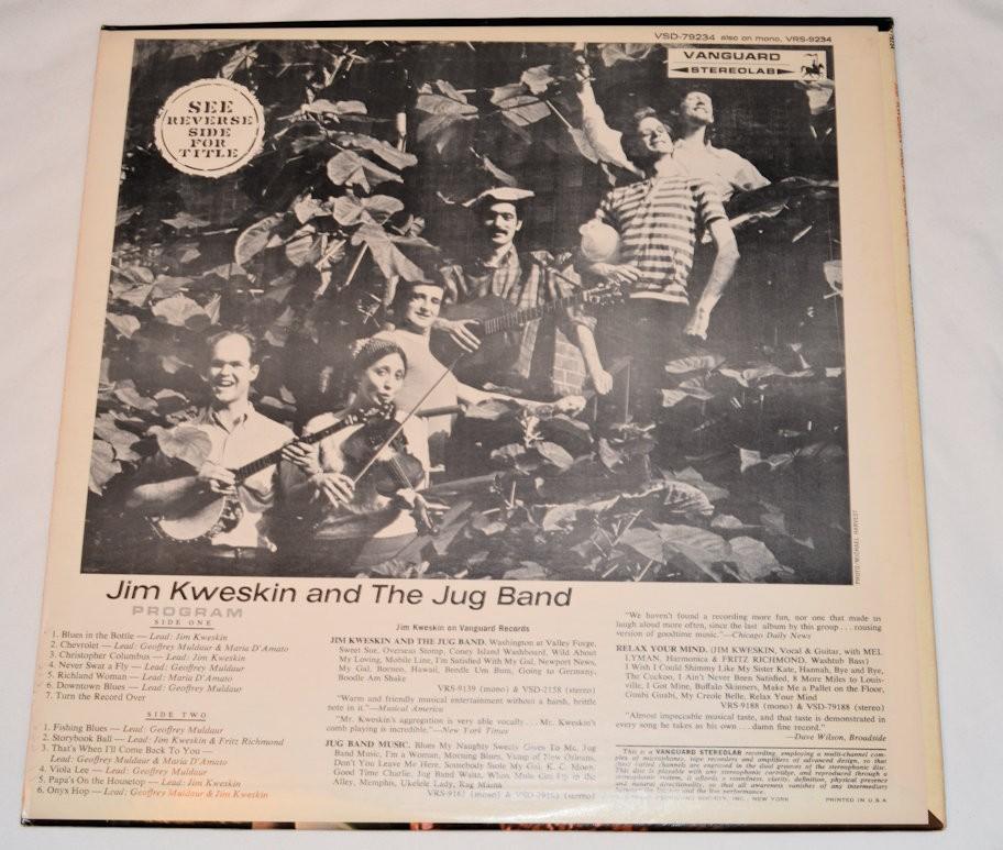 Kweskin, Jim - See Reverse Side