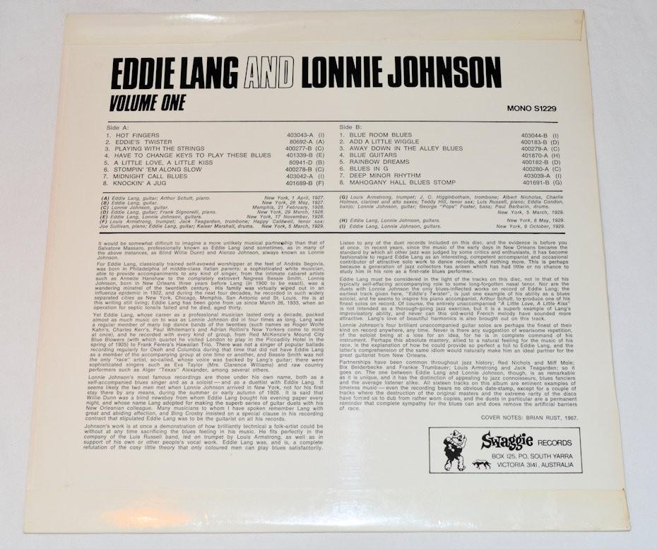 Lang, Eddie - Lonnie Johnson