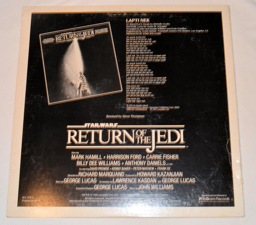 Soundtrack - Return Of The Jedi - Lapti Nek