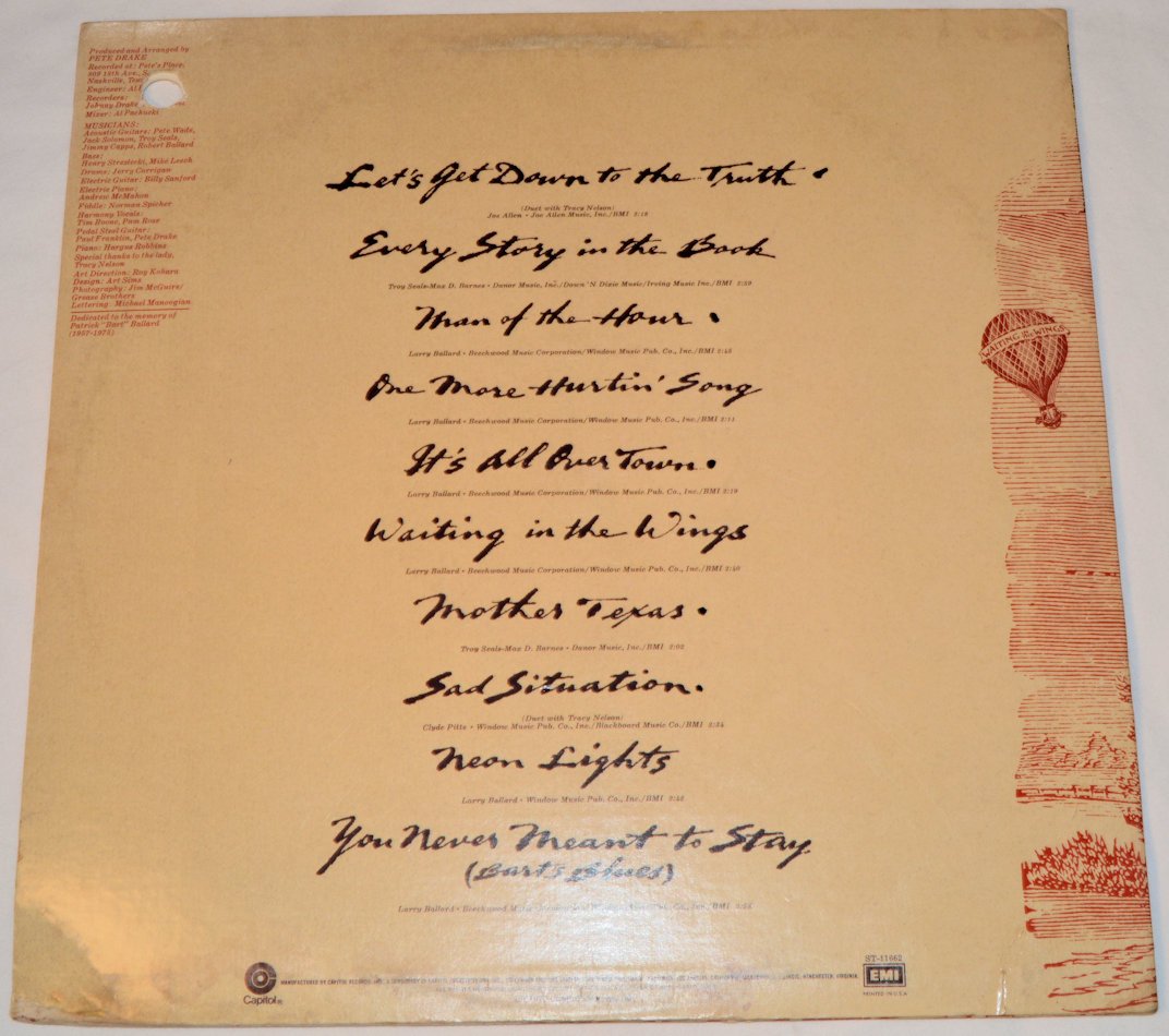 Ballard, Larry - Waiting In The Wings