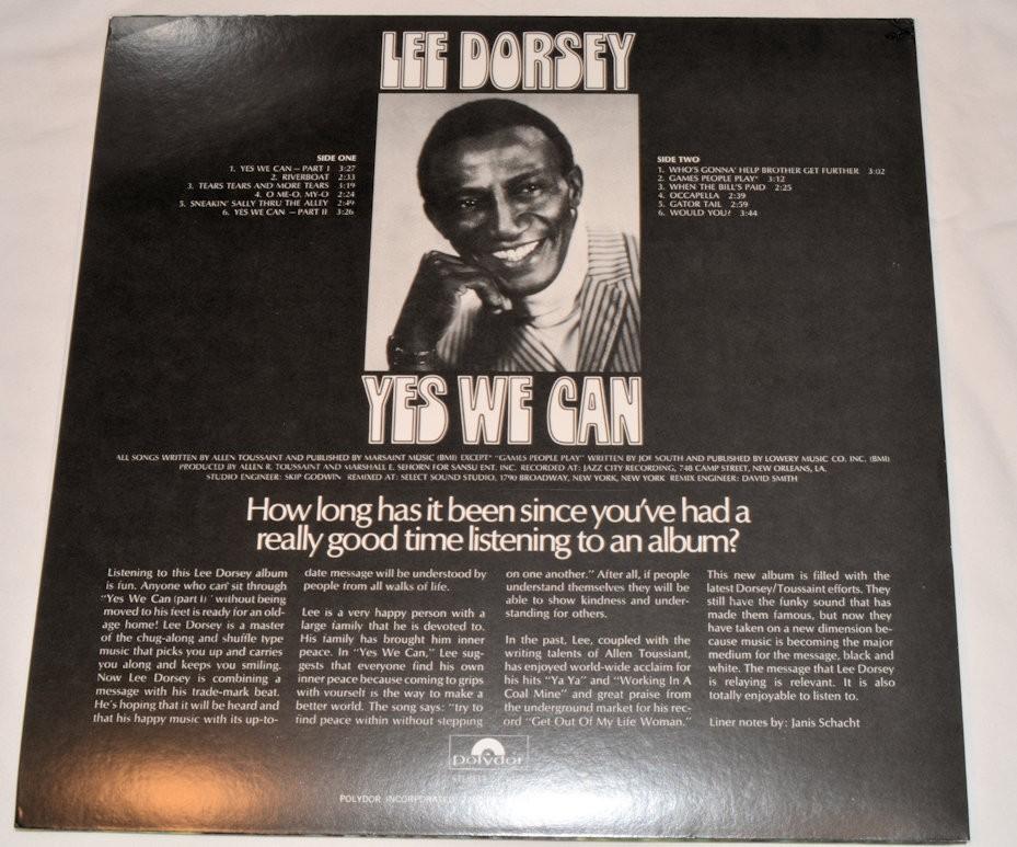 Dorsey, Lee - Yes We Can