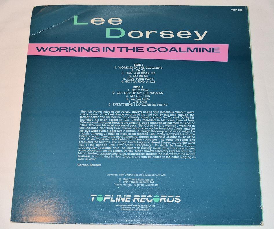 Dorsey, Lee - Working In The Coalmine