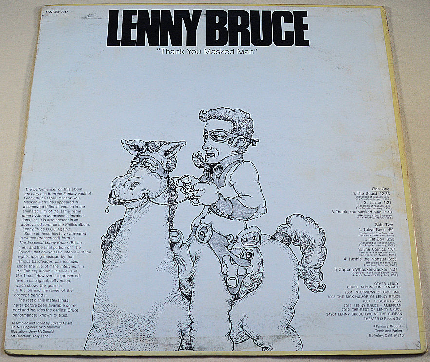 Bruce, Lenny - Thank You Masked Man