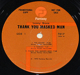 Bruce, Lenny - Thank You Masked Man
