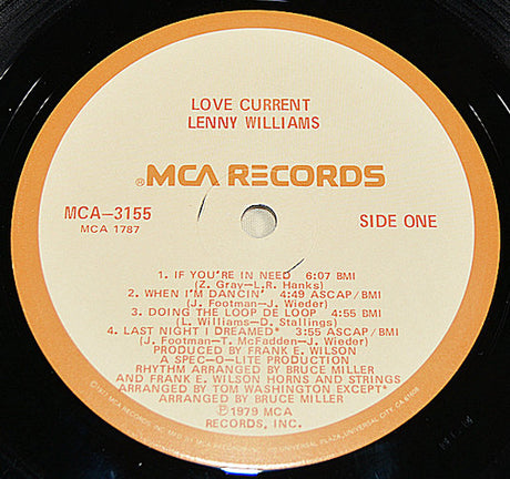 Williams, Lenny - Love Current