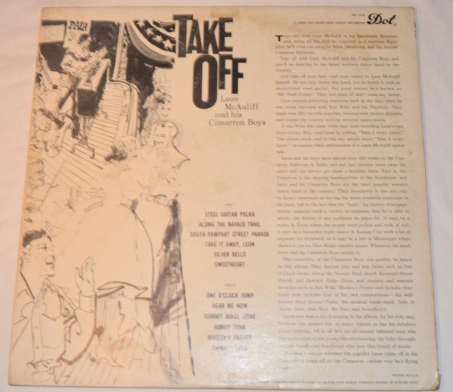 McAuliff, Leon - Take Off