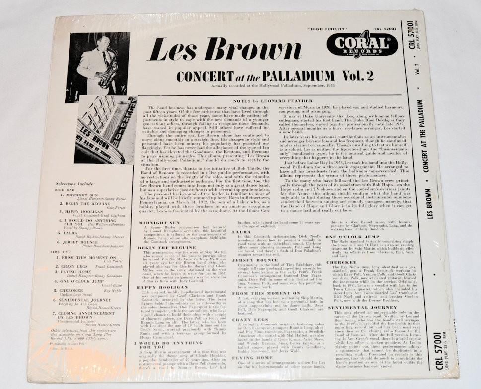 Brown, Les - Concert At The Palladium