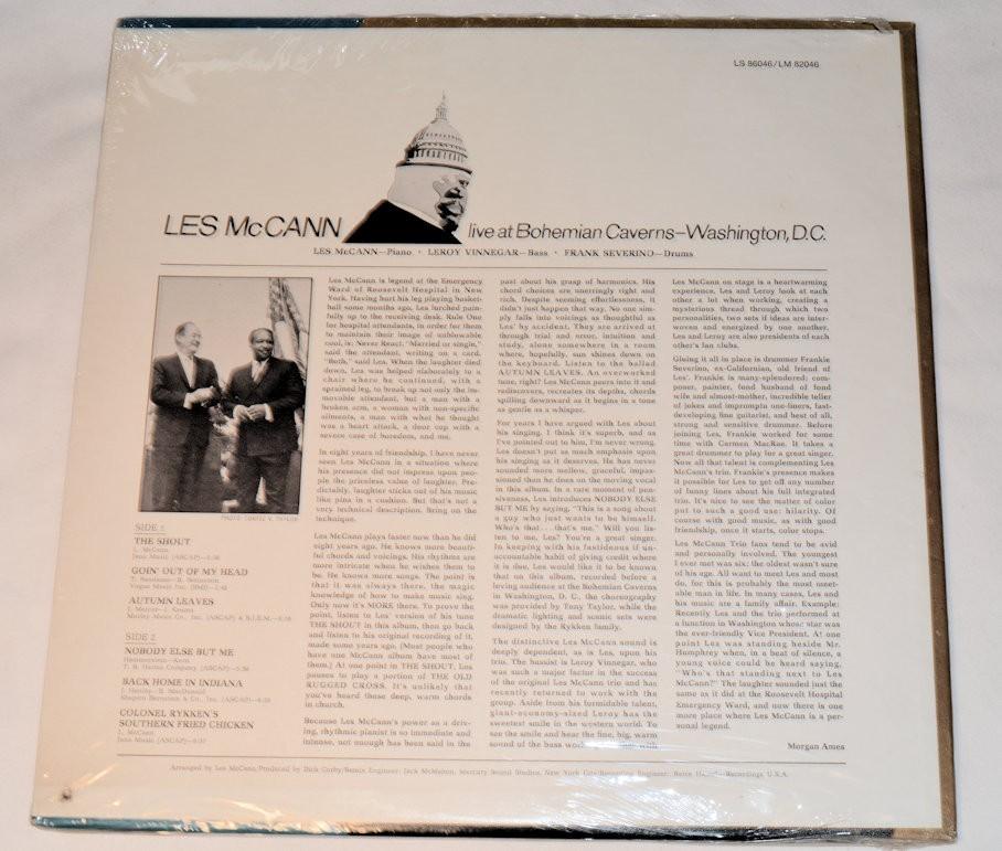 McCann, Les - Live At Bohemian Caverns