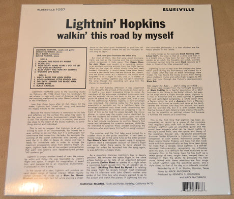 Hopkins, Lightnin - Walkin This Road By Myself