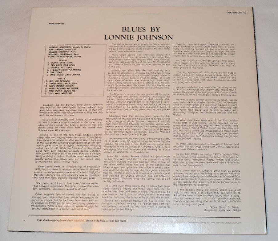 Johnson, Lonnie - Blues By