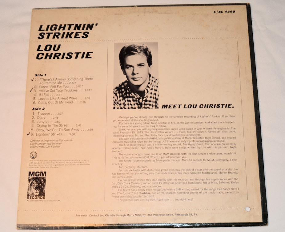Christie, Lou - Lightning Strikes