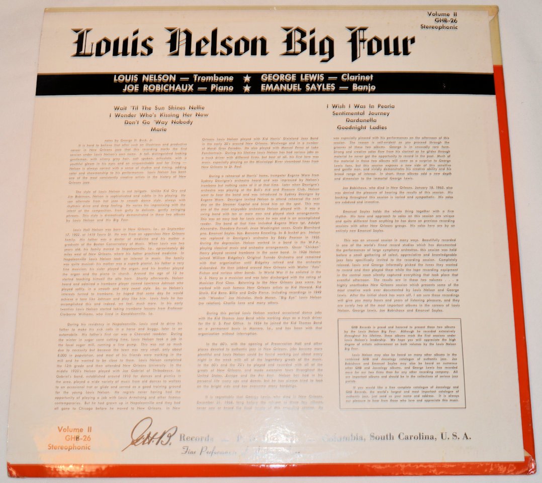 Nelson, Louis - Big Four - Volume II