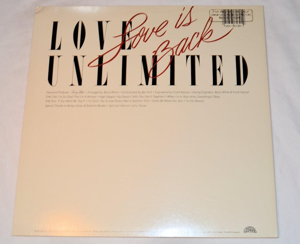 Love Unlimited - Love Is Back