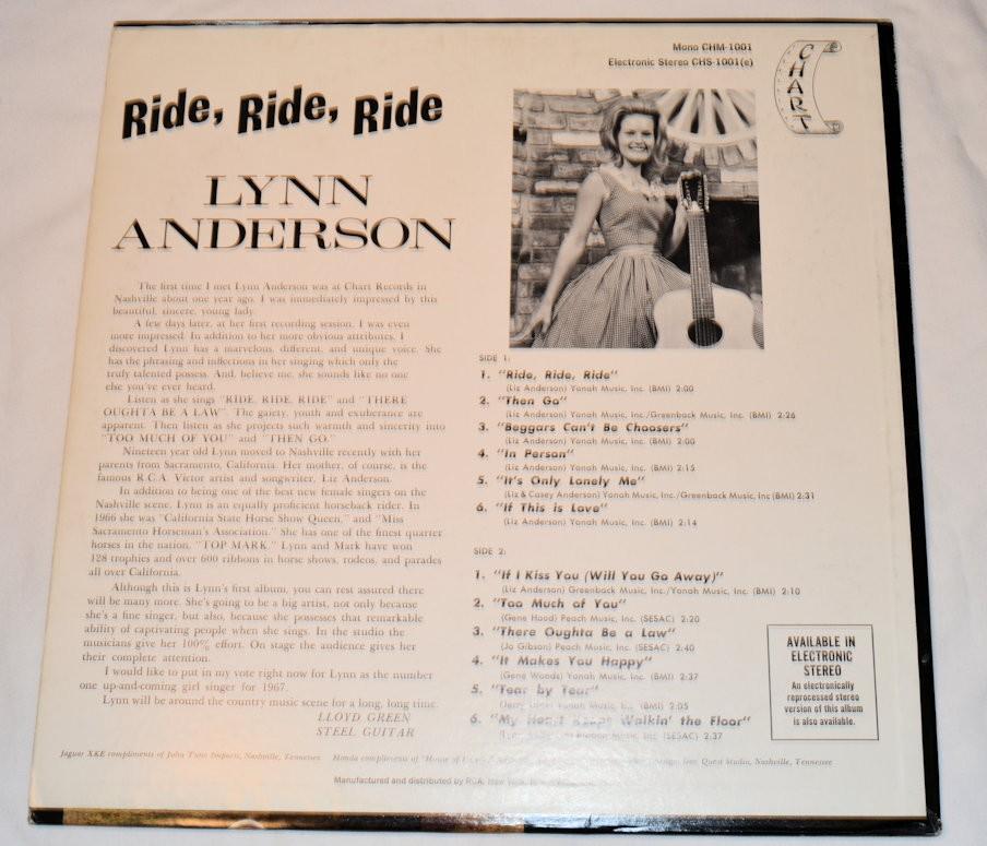 Anderson, Lynn - Ride, Ride, Ride