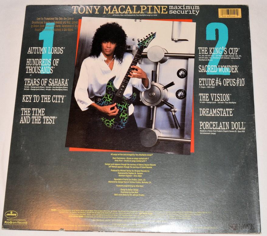 Macalpine, Tony - Maximum Security