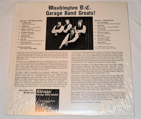 Mad Hatters / Apollos - Washington, D.C. Garage Band Greats!