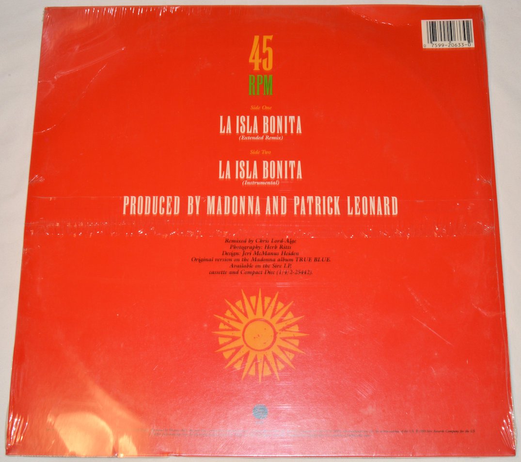 Madonna - La Isla Bonita