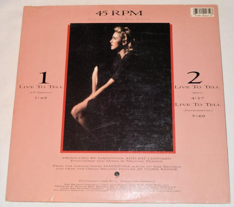 Madonna - Live To Tell