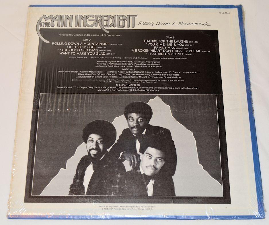 Main Ingredient, The - Rolling Down A Mountainside