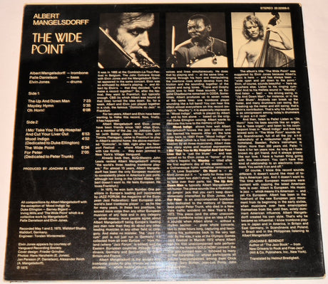 Mangelsdorff, Albert - The Wide Point