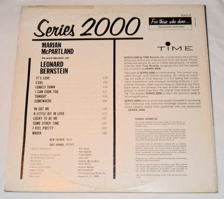 McPartland, Marian - Plays Bernstein