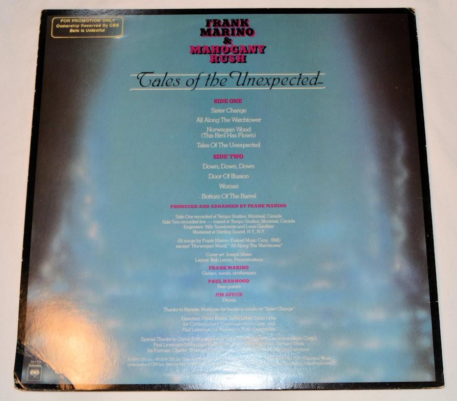 Marino, Frank - Tales Of Unexpected