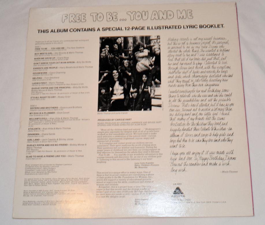 Thomas, Marlo - Free To Be You And Me