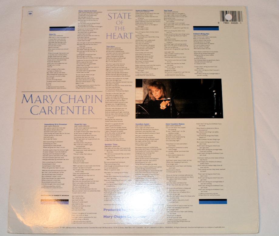 Carpenter, Mary Chapin - State Of The Heart