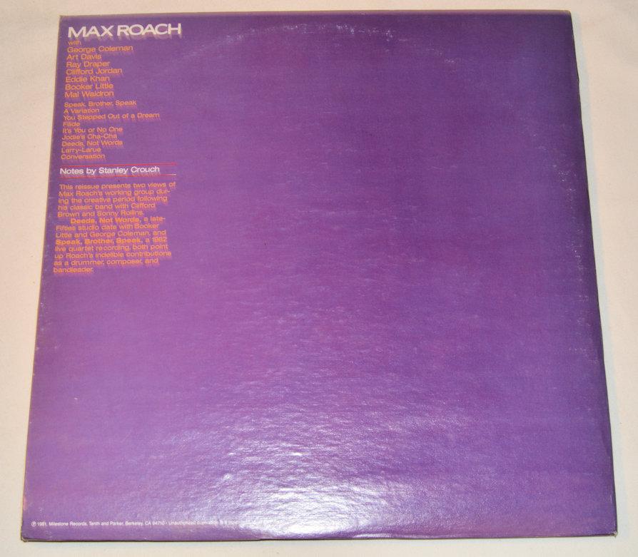 Roach, Max - Conversations