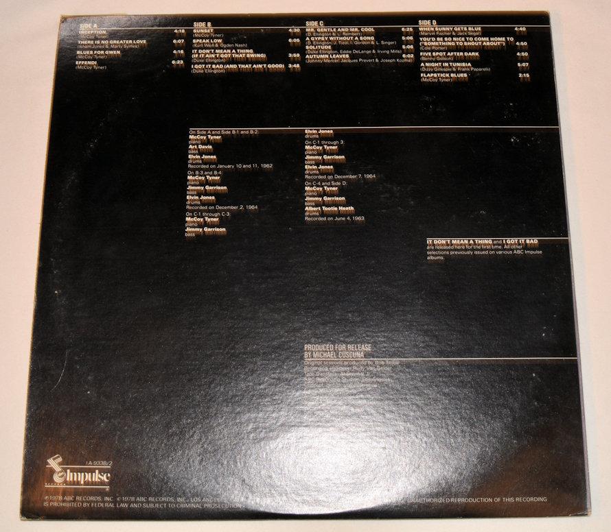 Tyner, McCoy - Early Trios