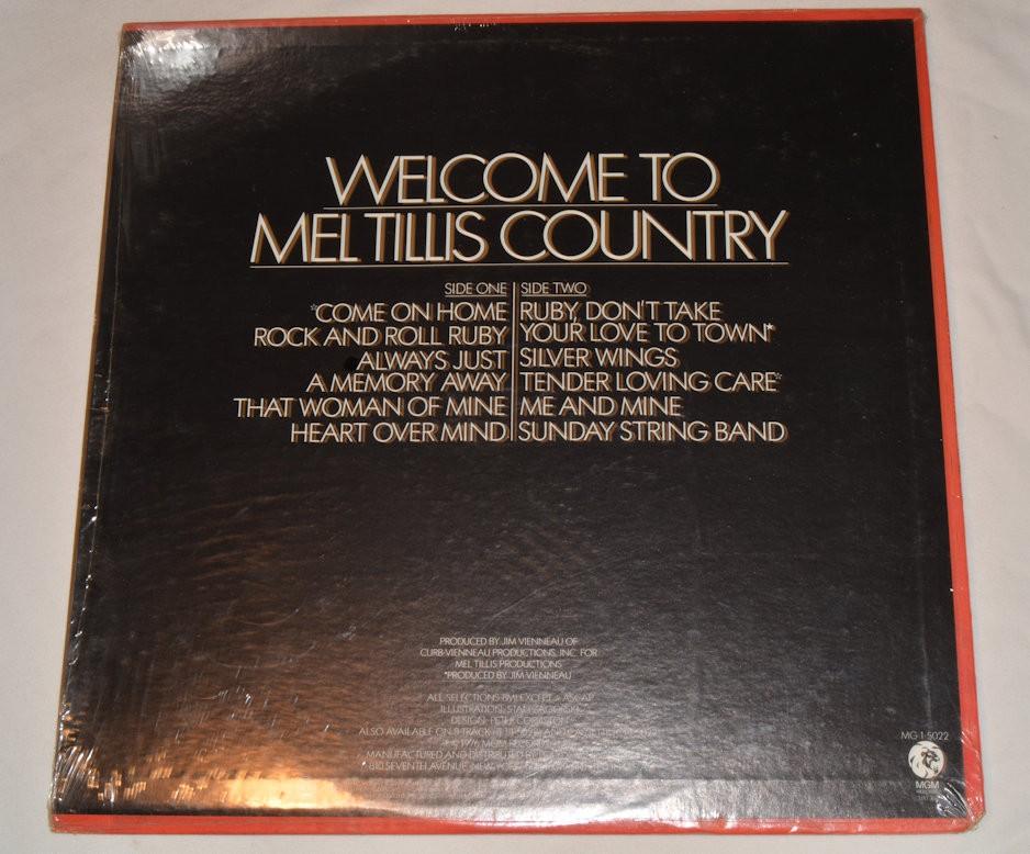 Tillis, Mel - Welcome To Mel Tillis Country