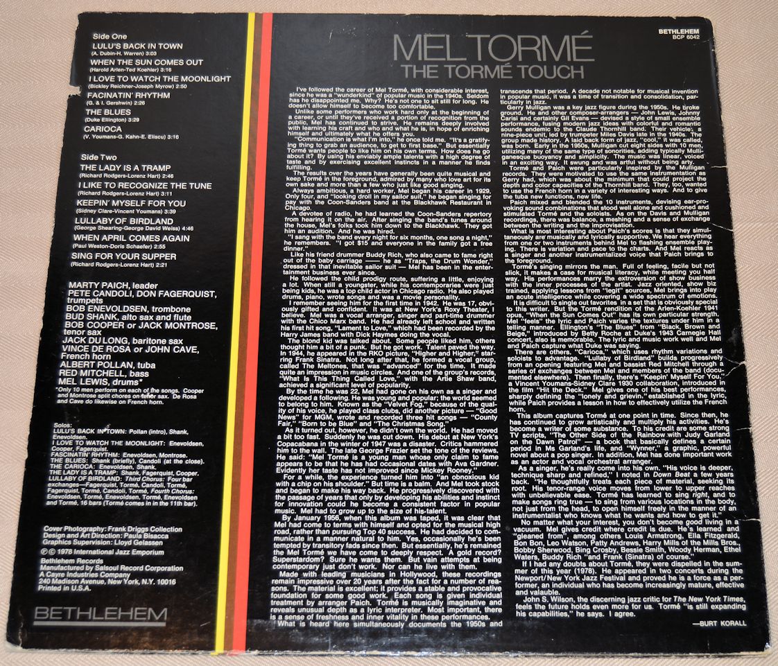 Torme, Mel - The Torme Touch