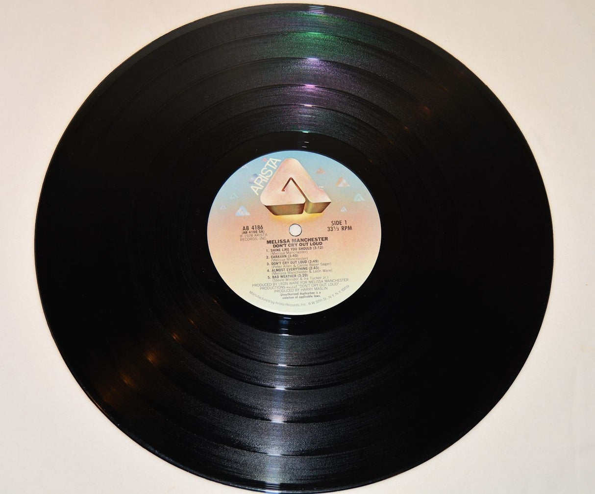 Manchester, Melissa - Don't Cry Out Loud