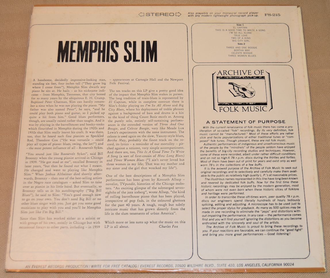 Memphis Slim - Memphis Slim
