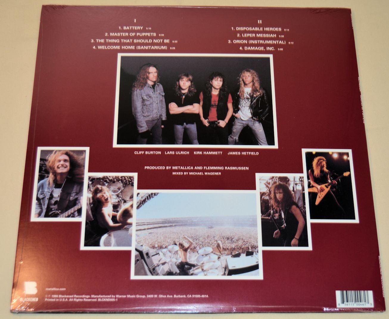Metallica - Master Of Puppets, Vinyl Record Album LP, New
