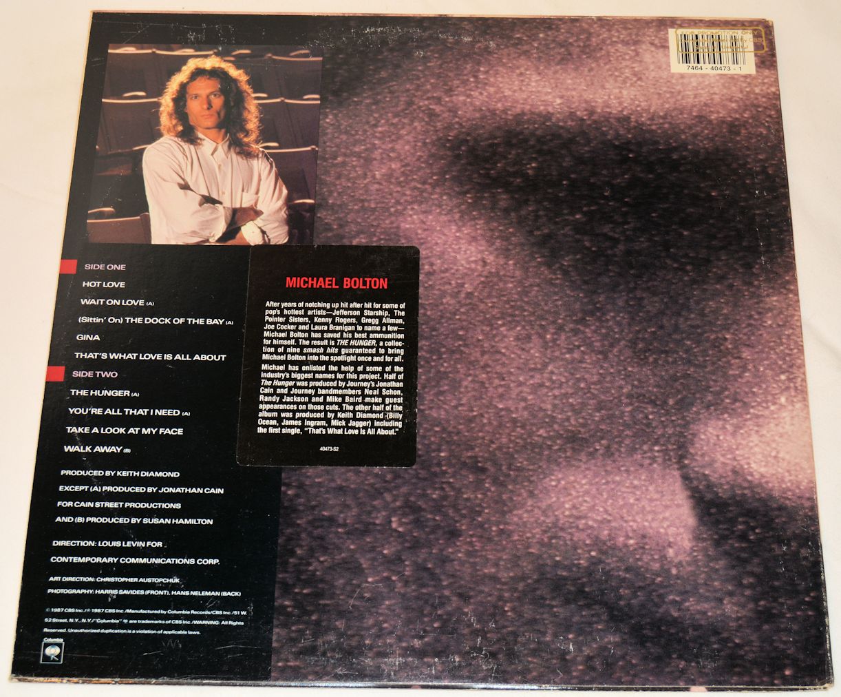 Bolton, Michael - The Hunger