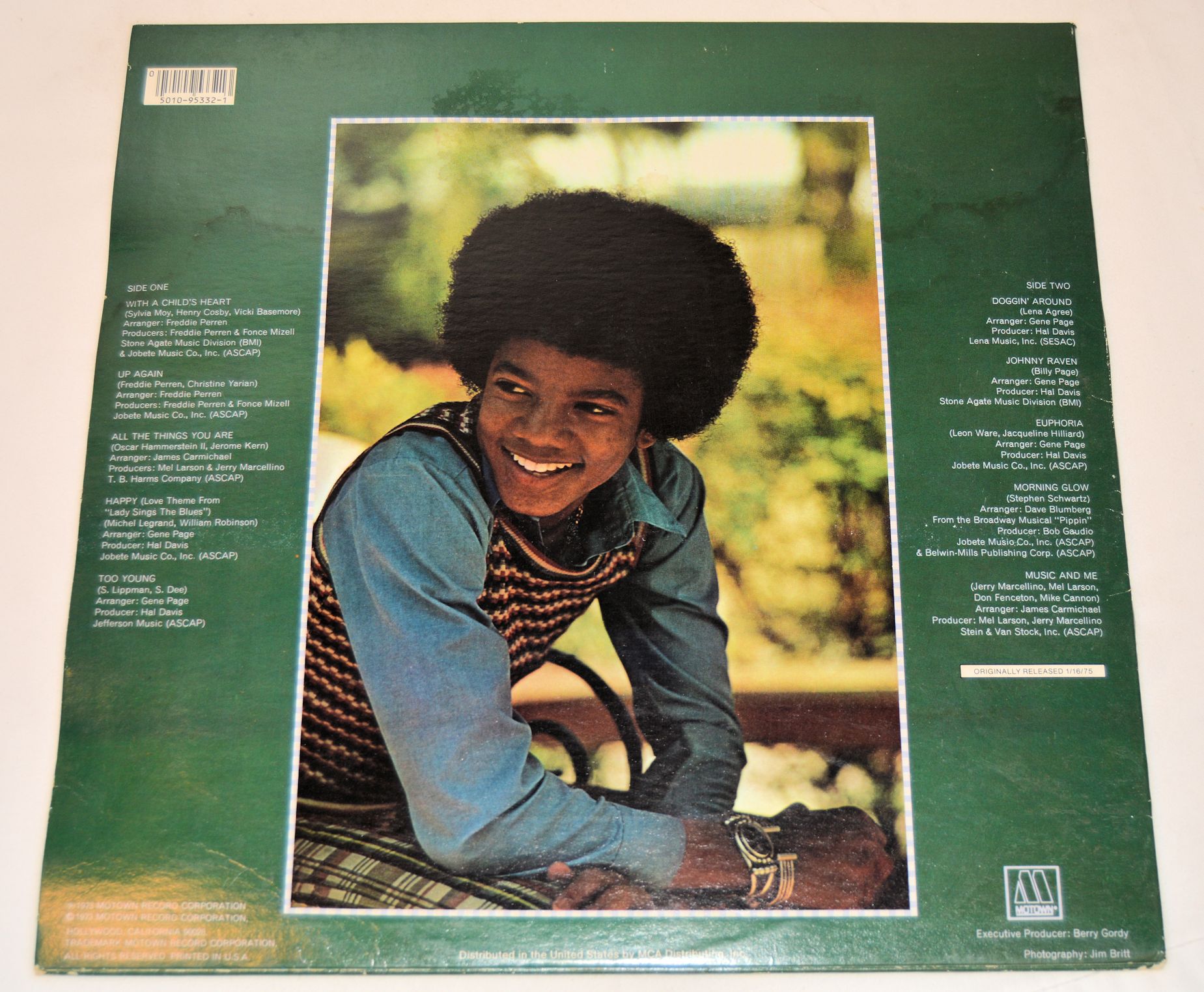 Jackson, Michael - Music & Me – Joe's Albums